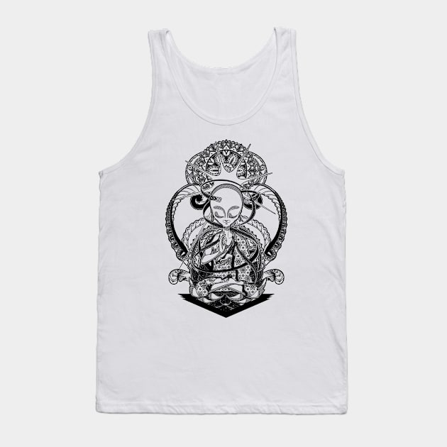 The alien Buddha Tank Top by ToleStyle